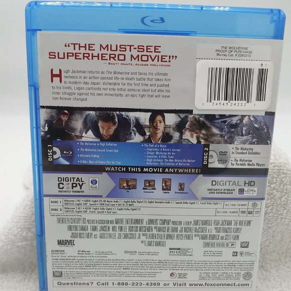 X-Men & Wolverine Blu-Ray & DVD Lot of 3 Movies - Action Comic Book Hero Drama - Picture 3 of 12